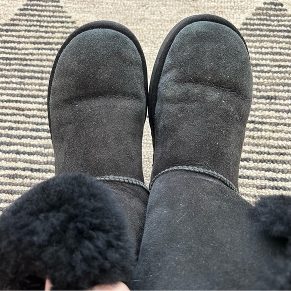 UGG Black Bailey Button Boots - Picture 6 of 10